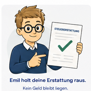 Emil holt Deine Erstattung raus – kein Geld bleibt liegen.