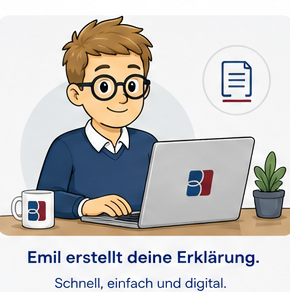 Emil erstellt Deine Steuererklärung – schnell, einfach und digital.